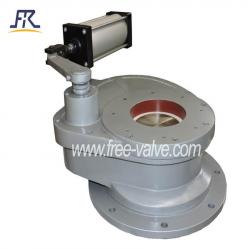 Ceramic Swing Disc charging Valve for fly ash system in coal power station 