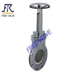 Ceramic Slurry Discharging Knife Gate Valve