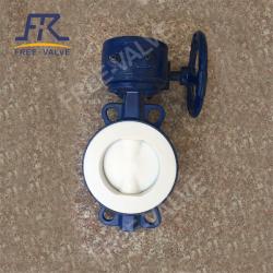 Fluorine Lined Butterfly Valve for Desulfurization and denitrification system