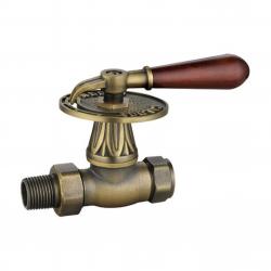 JD-223B Antique Brass Manual Throttle Traditional Radiator Valves