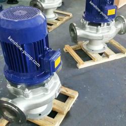 vertical stainless steel pipeline sewage pump