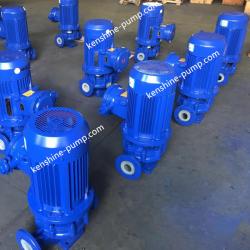 Vertical fluoroplastic centrifugal pump