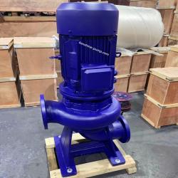 Single stage vertical sewage pump