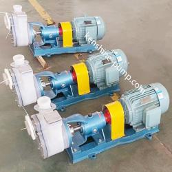 Fluoroplastic corrosive resistant self priming pump