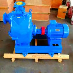 P open impeller sewage self-priming pump