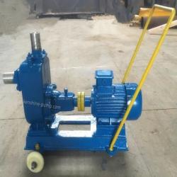 ZW Self priming sewage pump with trailer