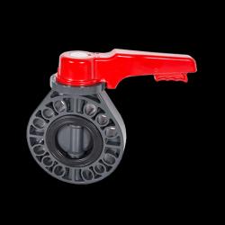 New UPVC Hand Wheel Soft Seat Butterfly Valve