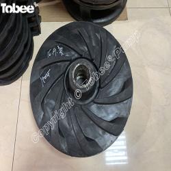 Tobee AH Centrifugal Slurry Pump Rubber Impeller E4147R55 6X4