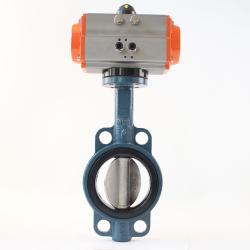 Wafer Pneumatic Butterfly Valve