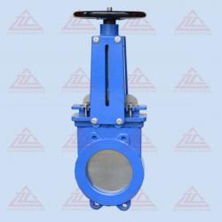 Wafer knife gate valve