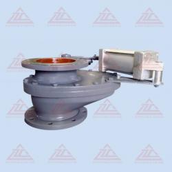 Swing ceramic feed valve